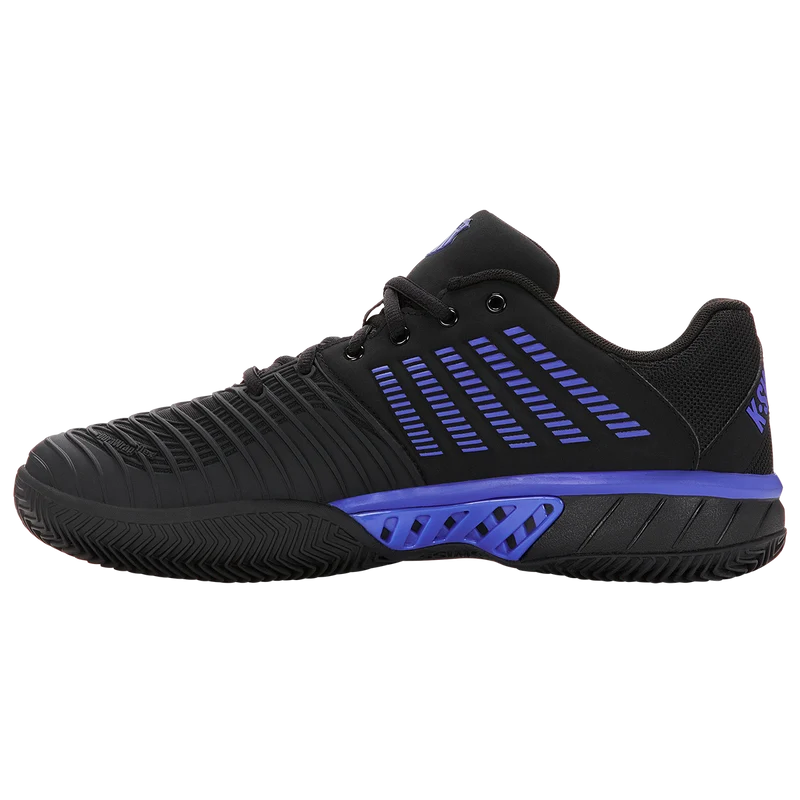 K-Swiss Men's Express Light 3 Clay Tennis Shoes Black Dazzling Blue