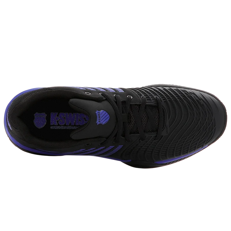 K-Swiss Men's Express Light 3 Clay Tennis Shoes Black Dazzling Blue