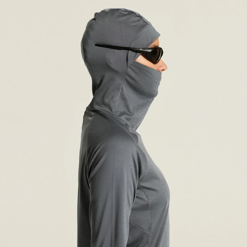 SubZ Thermal Laufshirt Damen - anthrazit