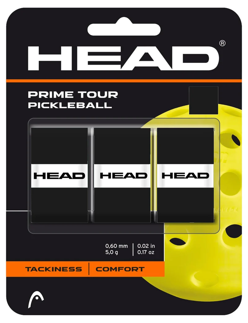 Head Prime Tour Pickleball Overgrips - 3 Pack