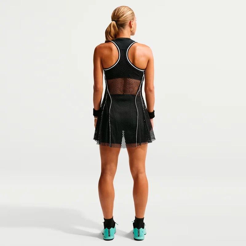 Court Slam Kleid Damen - schwarz