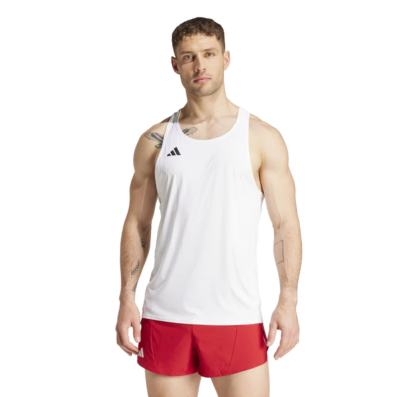 Adizero Essential Tank-Top Herren-Weiß