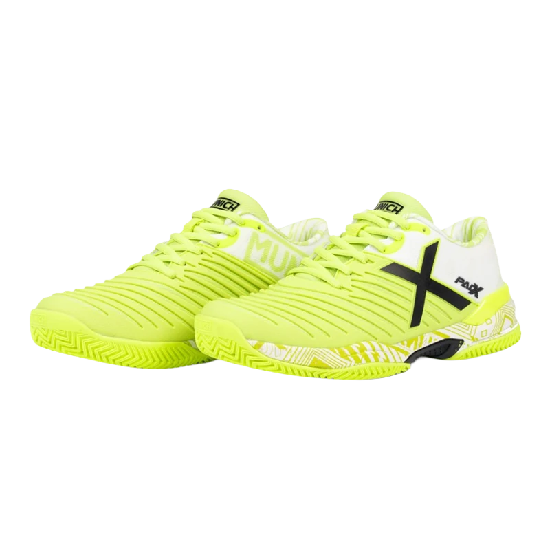 Zapatillas Munich Padx 62 Padel Amarilo Fluor