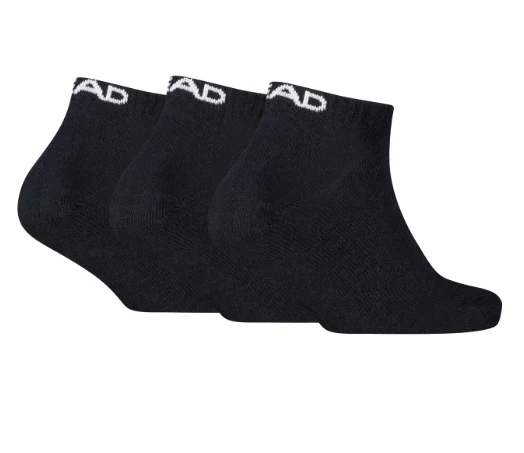 HEAD Sneaker Socks - 3 Pack Black