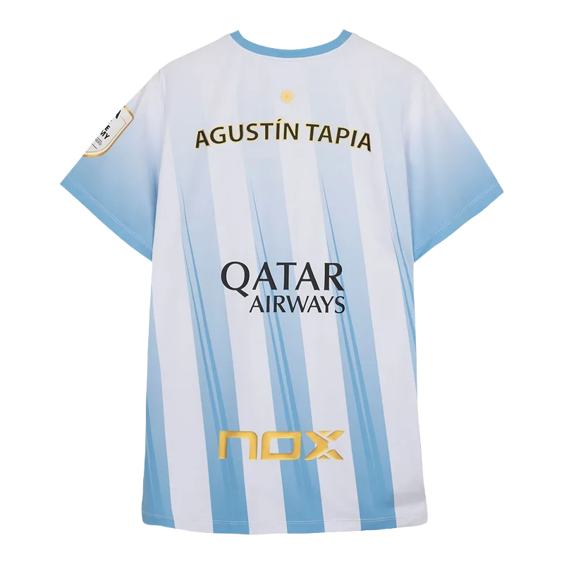 Camiseta Nox Sponsors AT10 Light Blue Agustín Tapia 2026