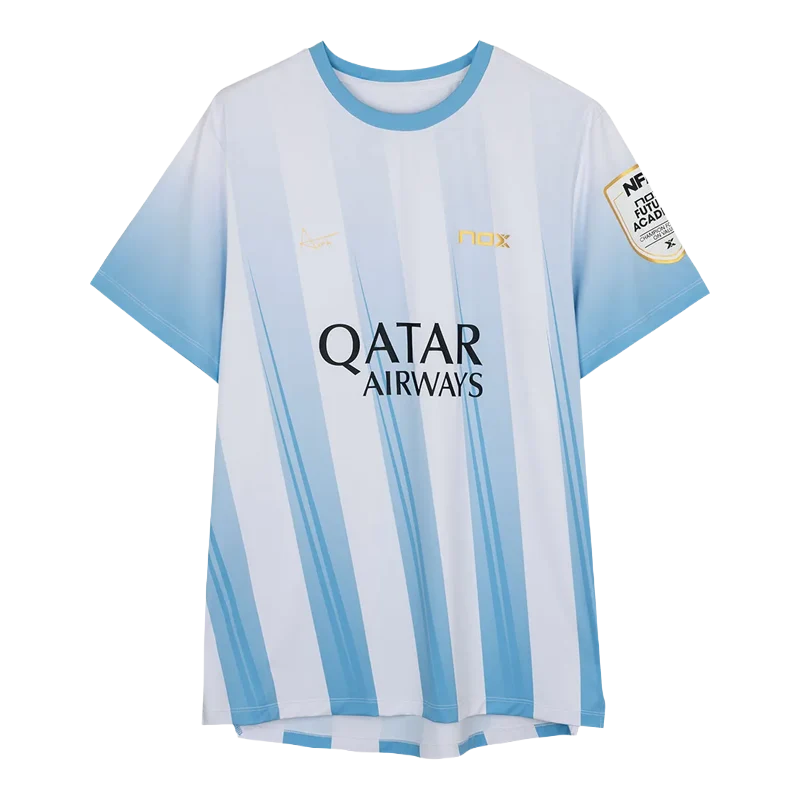 Camiseta Nox Sponsors AT10 Light Blue Agustín Tapia 2026