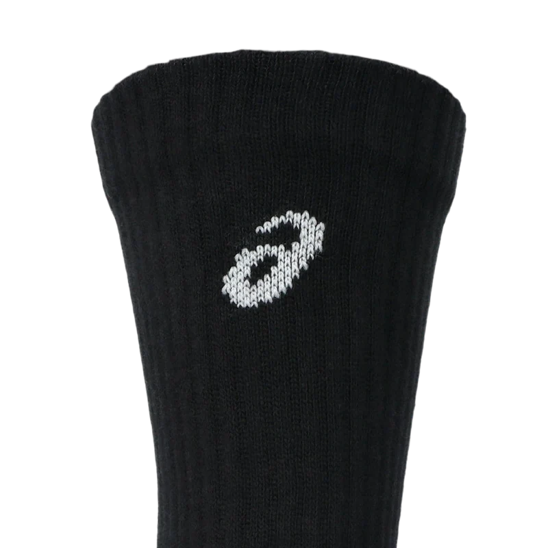 Calcetines Asics Crew Negros (Pack x3) 2026