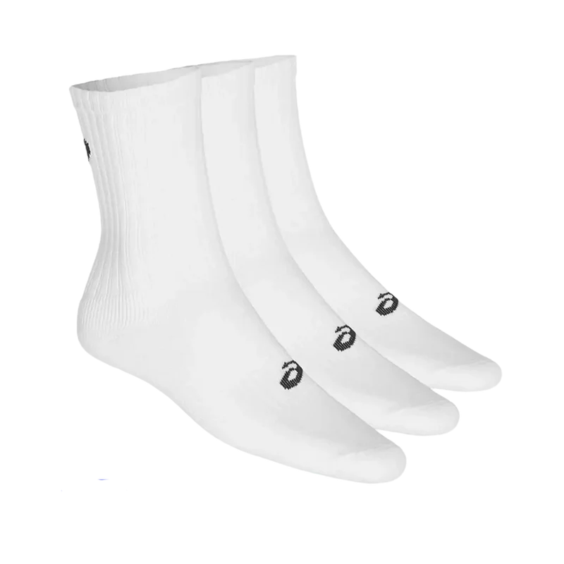 Calcetines Asics Crew Blanco (Pack x3) 2026