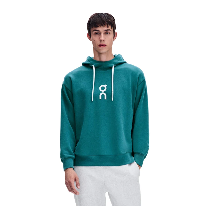 Club Hoody Herren - petrol, weiß