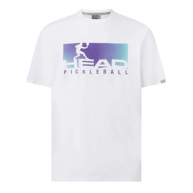 HEAD Men's Vision T-Shirt White Purple