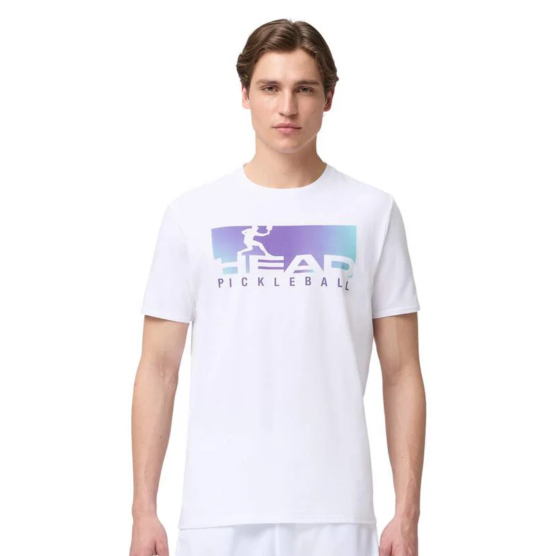 HEAD Men's Vision T-Shirt White Purple