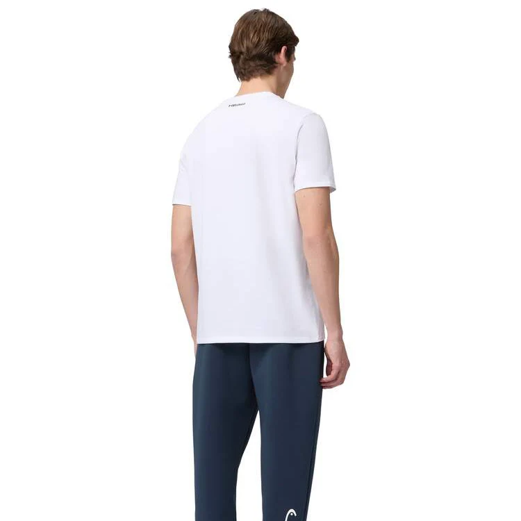 HEAD Men's Vision T-Shirt White Navy