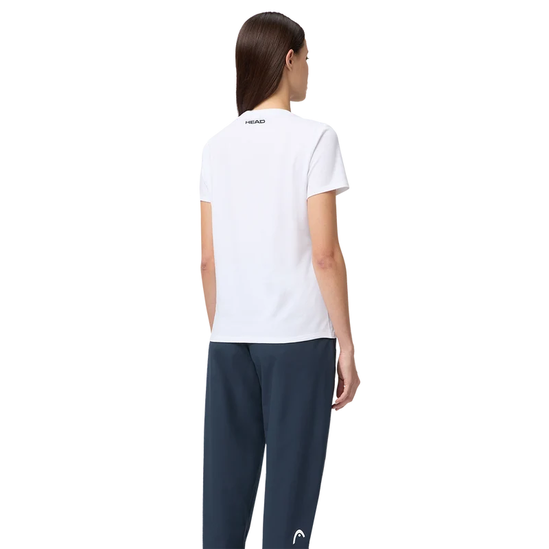 HEAD Women's Vision T-Shirt White Navy