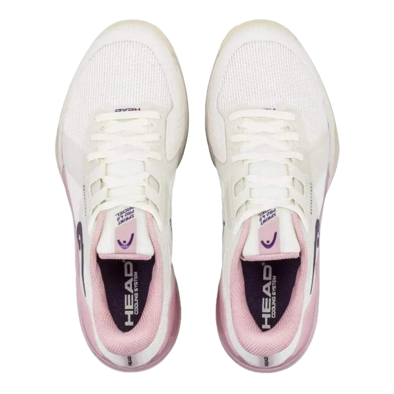 Zapatillas HEAD Sprint Pro 4.0 Padel Chalk White/English Rose Women 2026