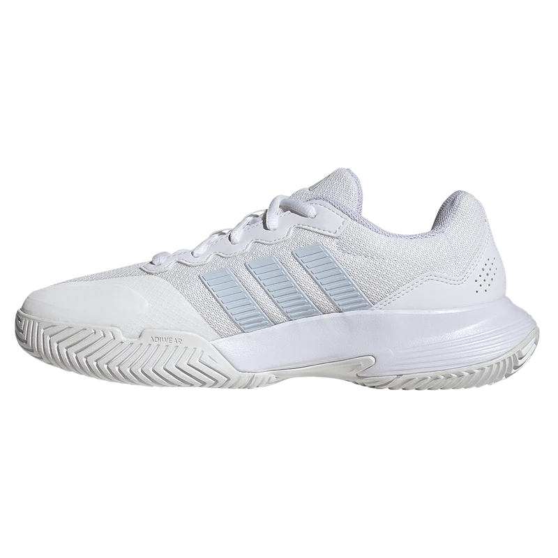 Adidas Women's GameCourt 2.0 Tennis Shoes White/Blue