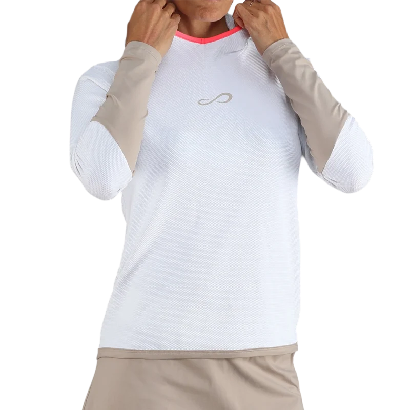 Sudadera Endless Breath Line White Delave 2026