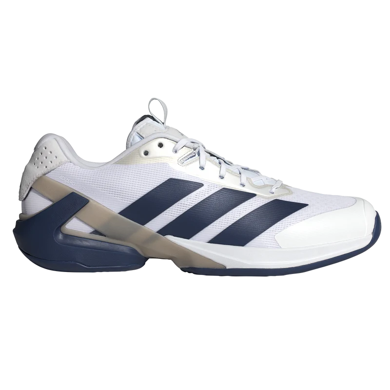 Adidas Men's Adizero Ubersonic 5 Tennis Shoes White/Navy