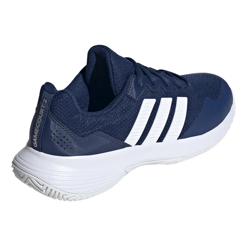 Adidas Men's GameCourt 2.0 Tennis Shoes Navy