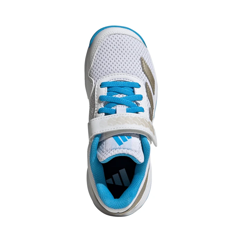 Courtflash CF Sandplatzschuh Kinder - weiß, silber