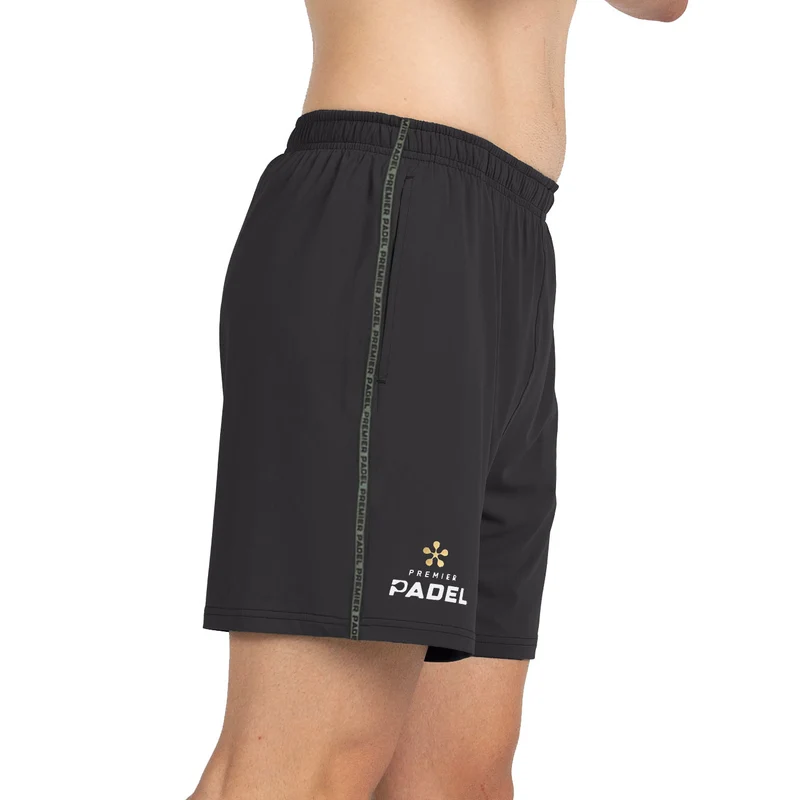 Bullpadel Men's Preux Premier Padel Shorts Black
