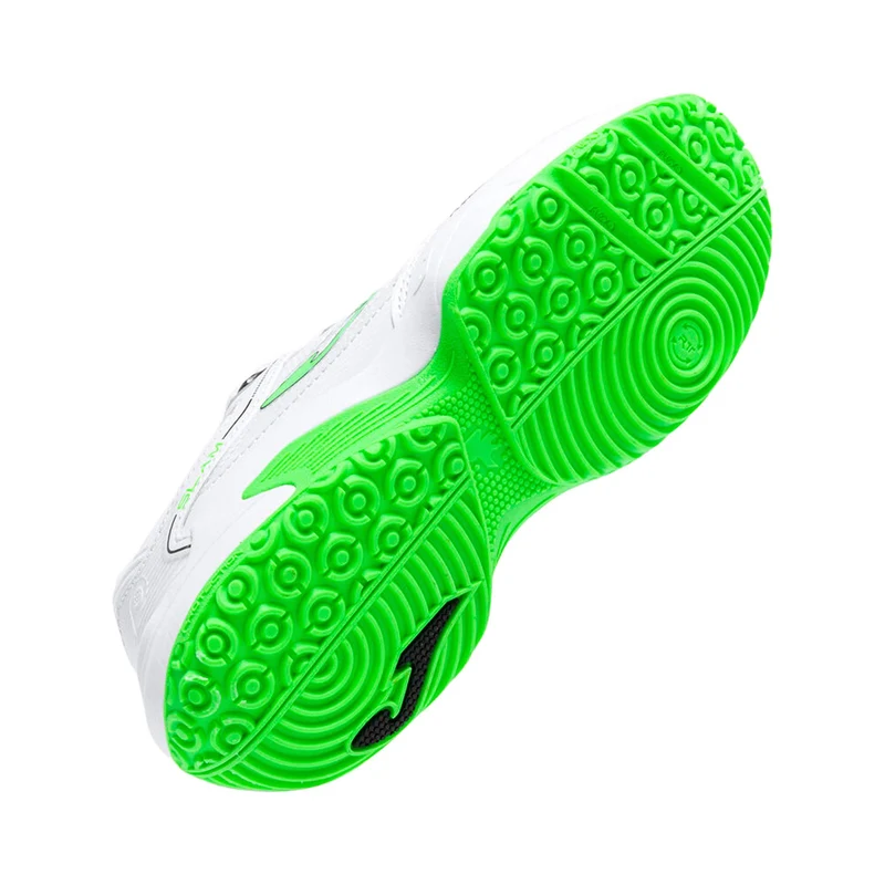 Slam Padelschuh Kinder - weiß, neongrün