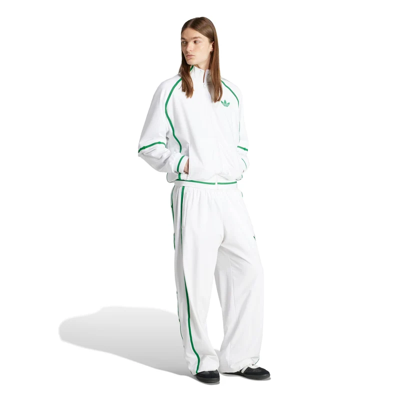 Trainingsjacke Herren-Weiß,Grün
