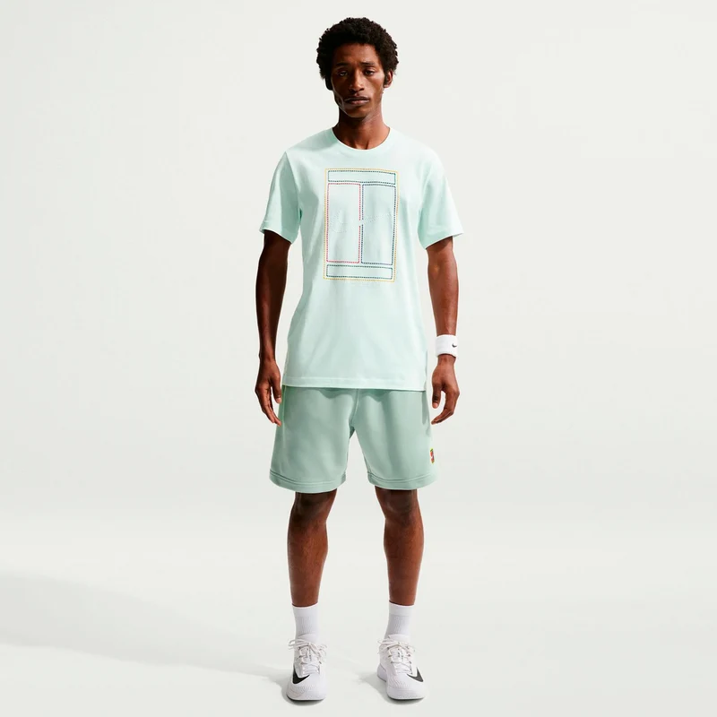 Court Dri-Fit Heritage Fleece Shorts Herren - graugrün