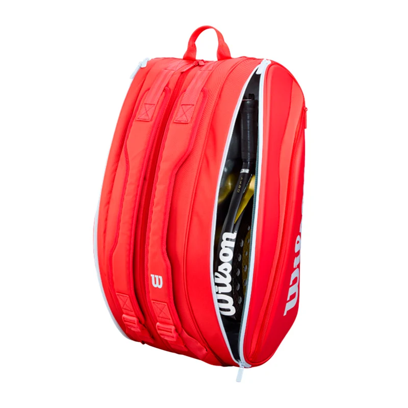 WILSON SUPER TOUR Padel Bag Red 2026 (Paletero)