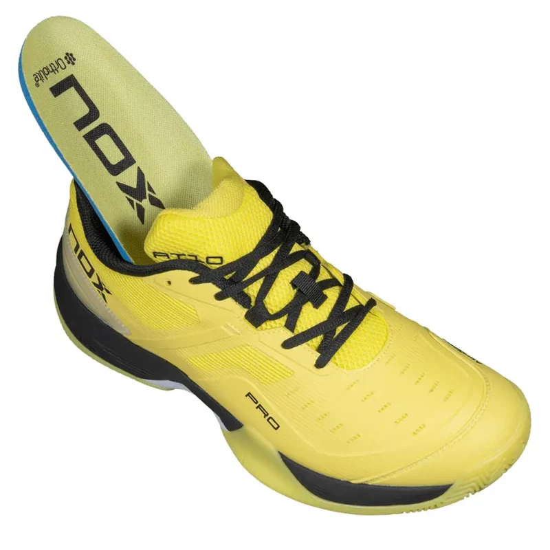Nox Men's AT10 Pro Padel Shoes 26 Yellow Black