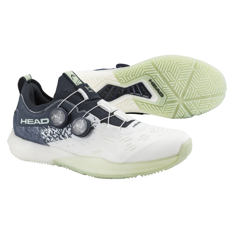 HEAD Men's Motion Pro 1.5 BOA Padel Shoes White Blueberry