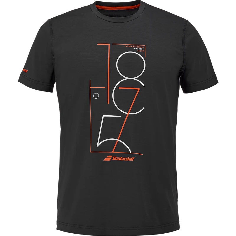 Babolat Men's Exercise Graphic Tee Black