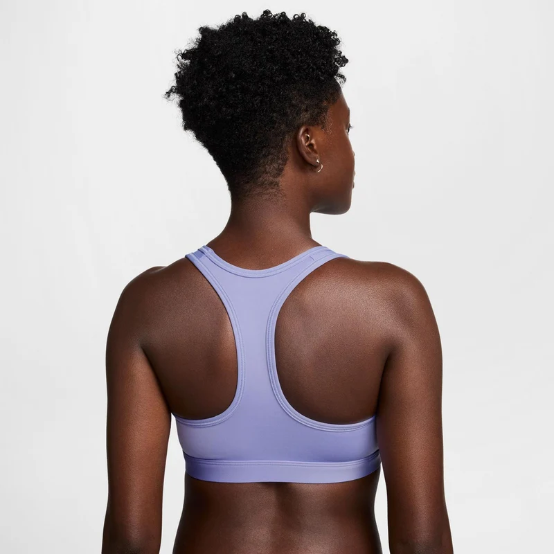 Swoosh Medium Support Sport-BH Damen-Lila