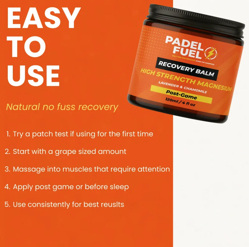Padel Fuel Magnesium Recovery Balm 120ml