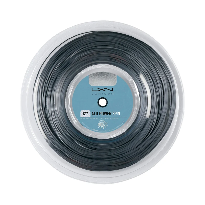 Alu Power Spin Saitenrolle 220m-Silber