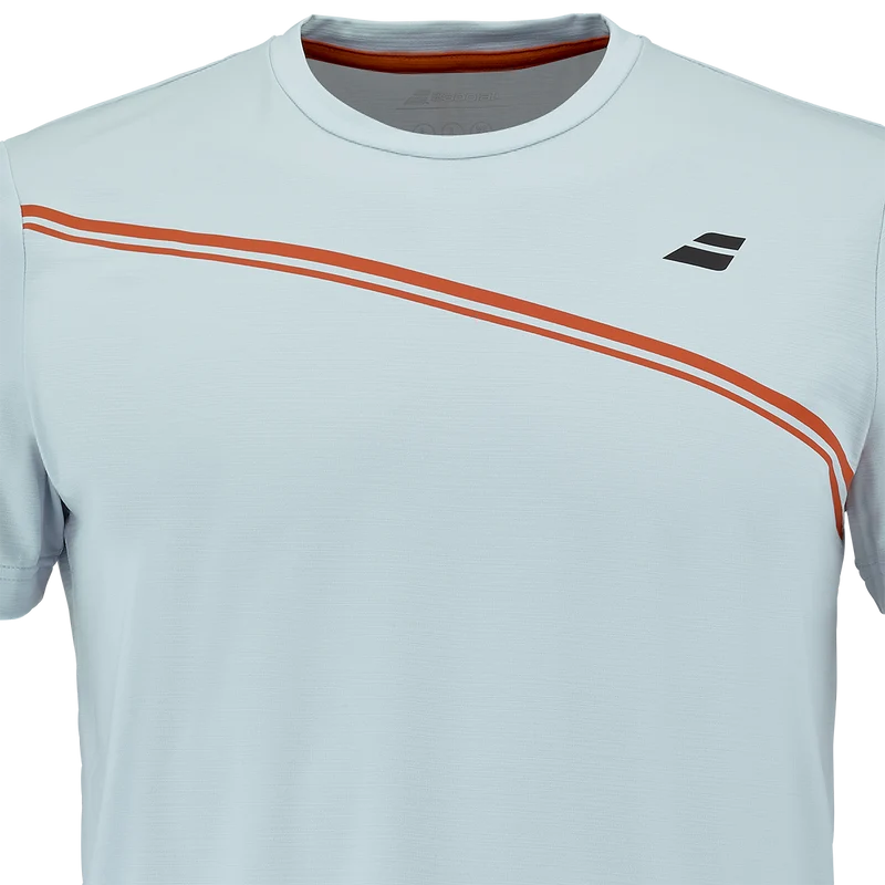 Babolat Boys' Play Crew Neck Tee Illusion Blue