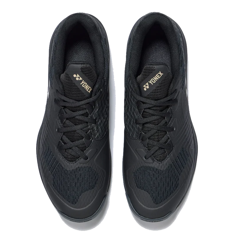 Yonex Men's Sonicage Tennis Shoes Black/Mocha Grey