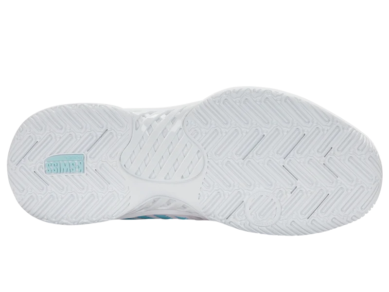 K-Swiss Women's Express Light 3 Padel Shoes White Neon Blue