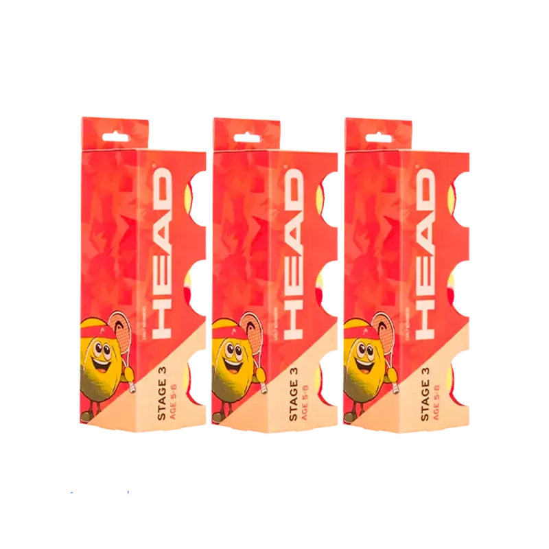 Pelotas Head Stage 3 (5/8 años) (Pack x3)
