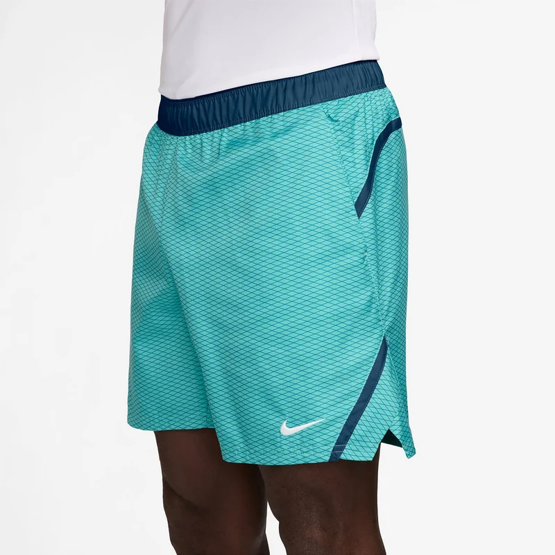 Court Victory Dri-Fit 7in Aop Shorts Herren - türkis, petrol