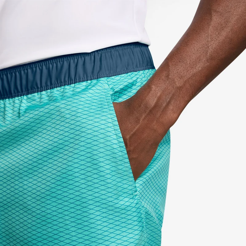 Court Victory Dri-Fit 7in Aop Shorts Herren - türkis, petrol