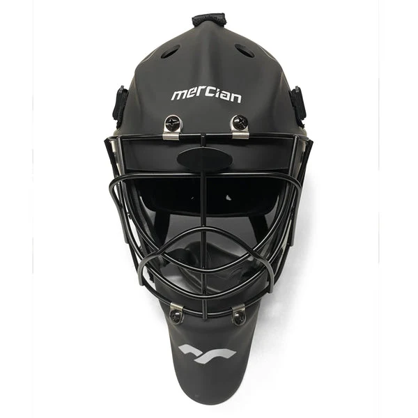 Mercian Genesis 2 Junior Helmet Black/Silver - Small/Medium **SUITABLE FOR UP TO UNDER 16**
