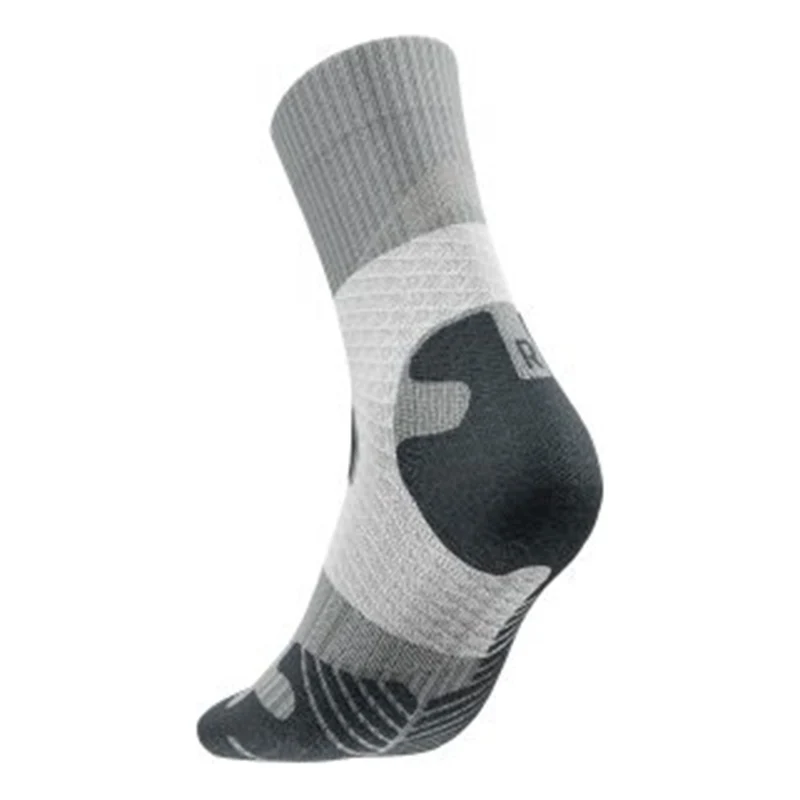 Trail Run Mid Cut Laufsocken Damen-Grau