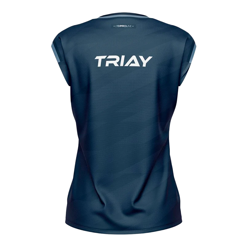 Camiseta Bullpadel Pinatar Delfi Brea Azul Marino 2026