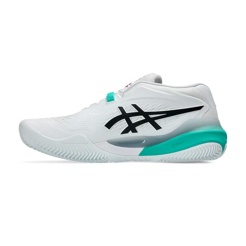 ASICS GEL-RESOLUTION X Clay White/Green SS26 (Zapatillas)