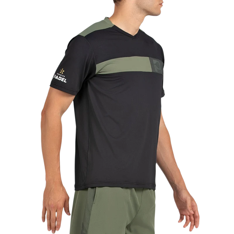 Camiseta Bullpadel Puyo Premier Padel Negro 2026
