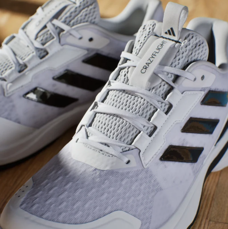 Adidas Men's Crazyflight 6 Indoor Court Shoes White Core Black