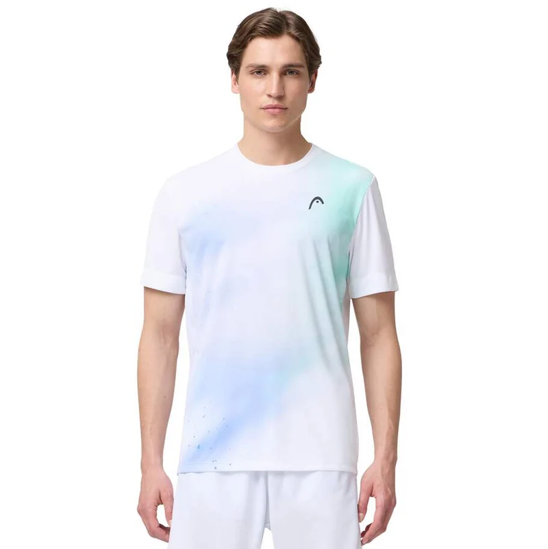 Head Men's Topspin T-Shirt Turquoise Print Vision