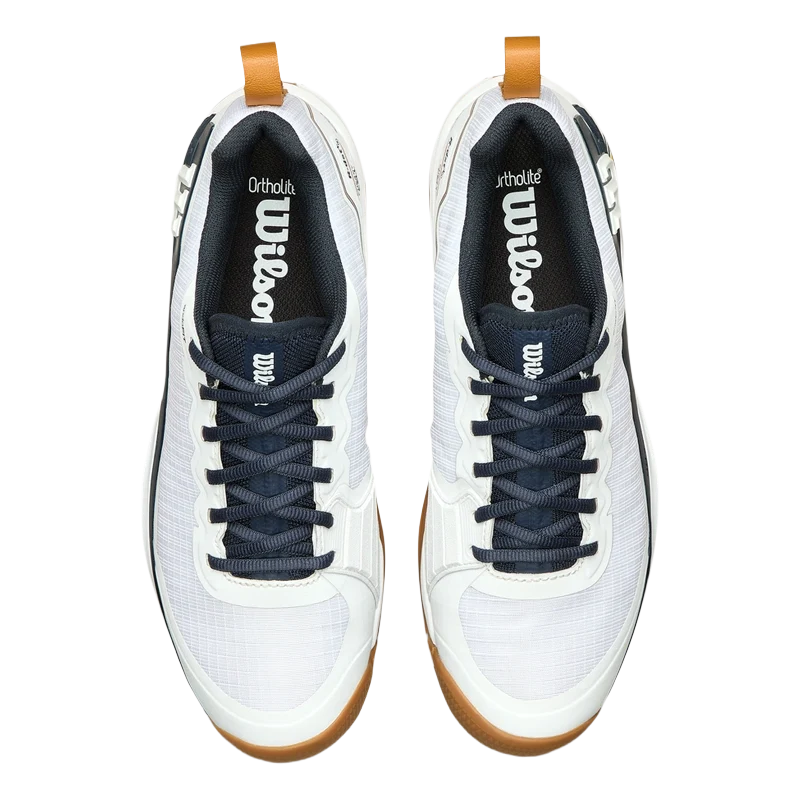 Zapatillas Wilson Rush Pro 4.5 Clay RG White/Navy Blazer/Gum 2025