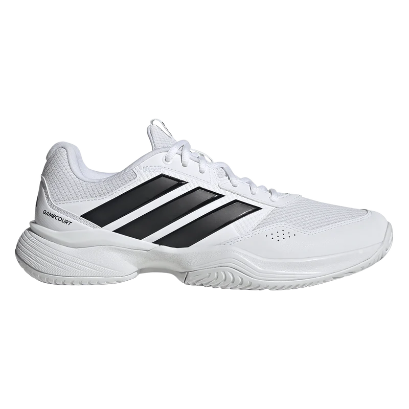 Adidas Men's GameCourt 3 Tennis Shoes White Core Black