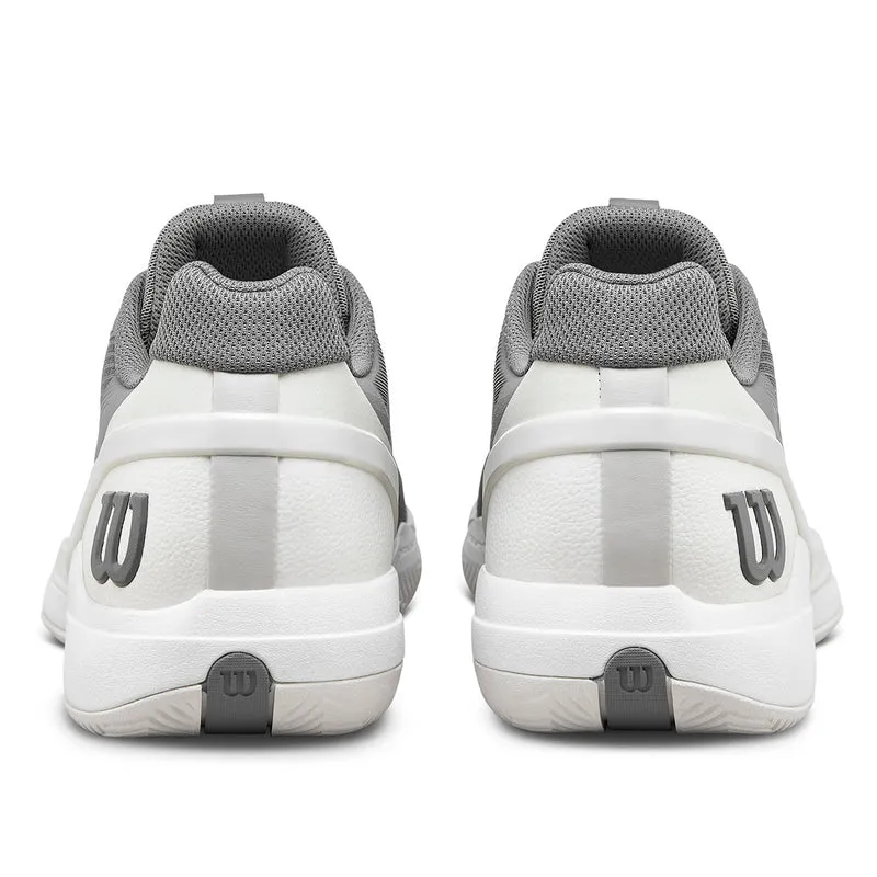 Wilson Men's Rush Pro 5 Tennis Shoes Titanium Snow White